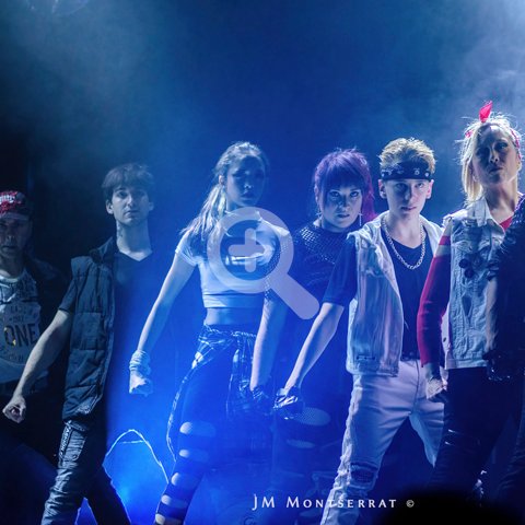 Grupo de baile tributo a Michael Jackson