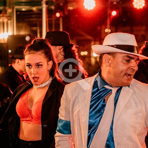 Grupo de baile tributo a Michael Jackson