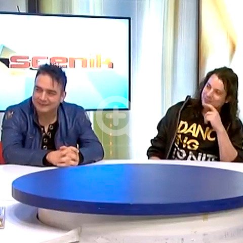 Los THE NJG en el programa Scenik de la televisión de Esplugues